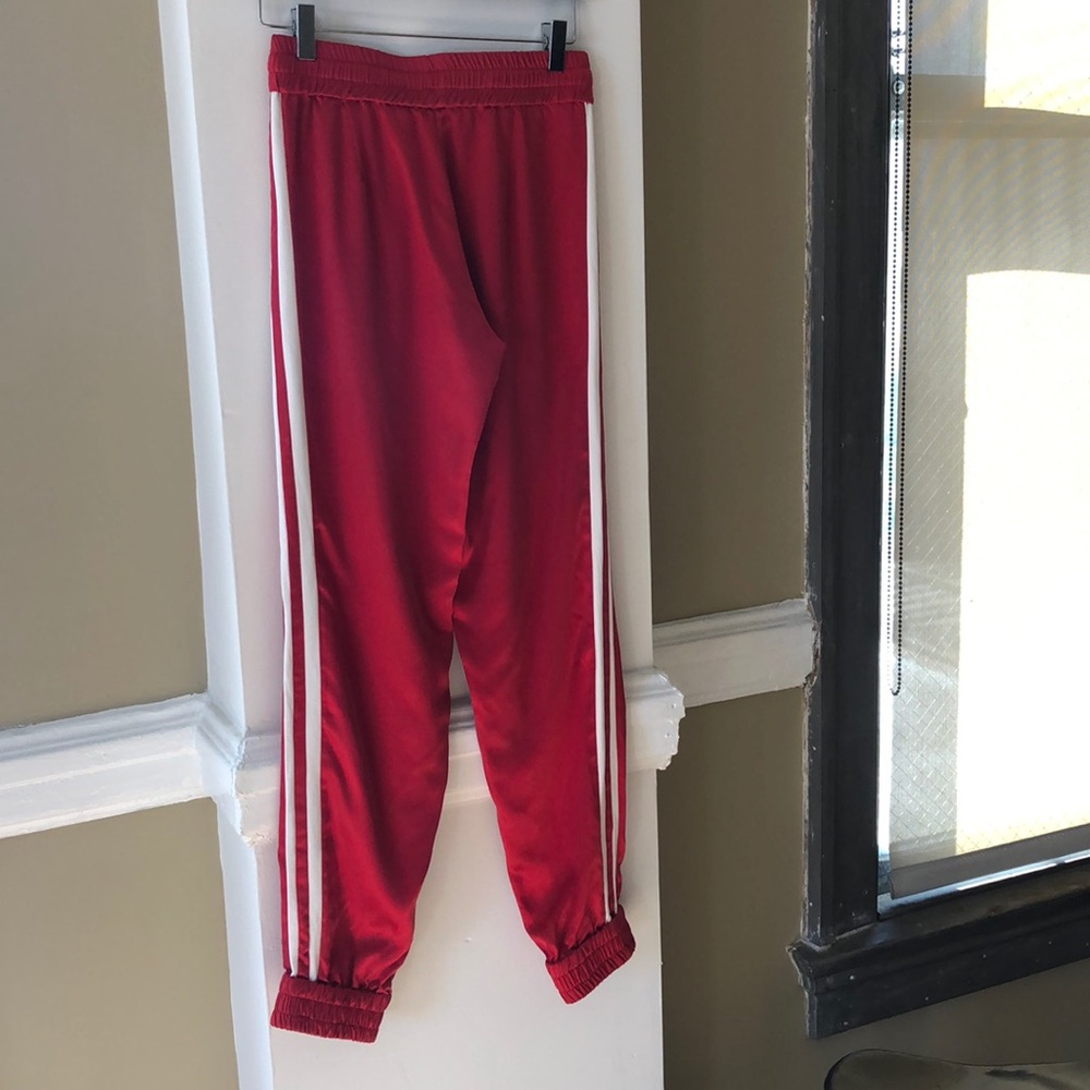 AMIRI red silk jogger pants - Picture 7 of 8